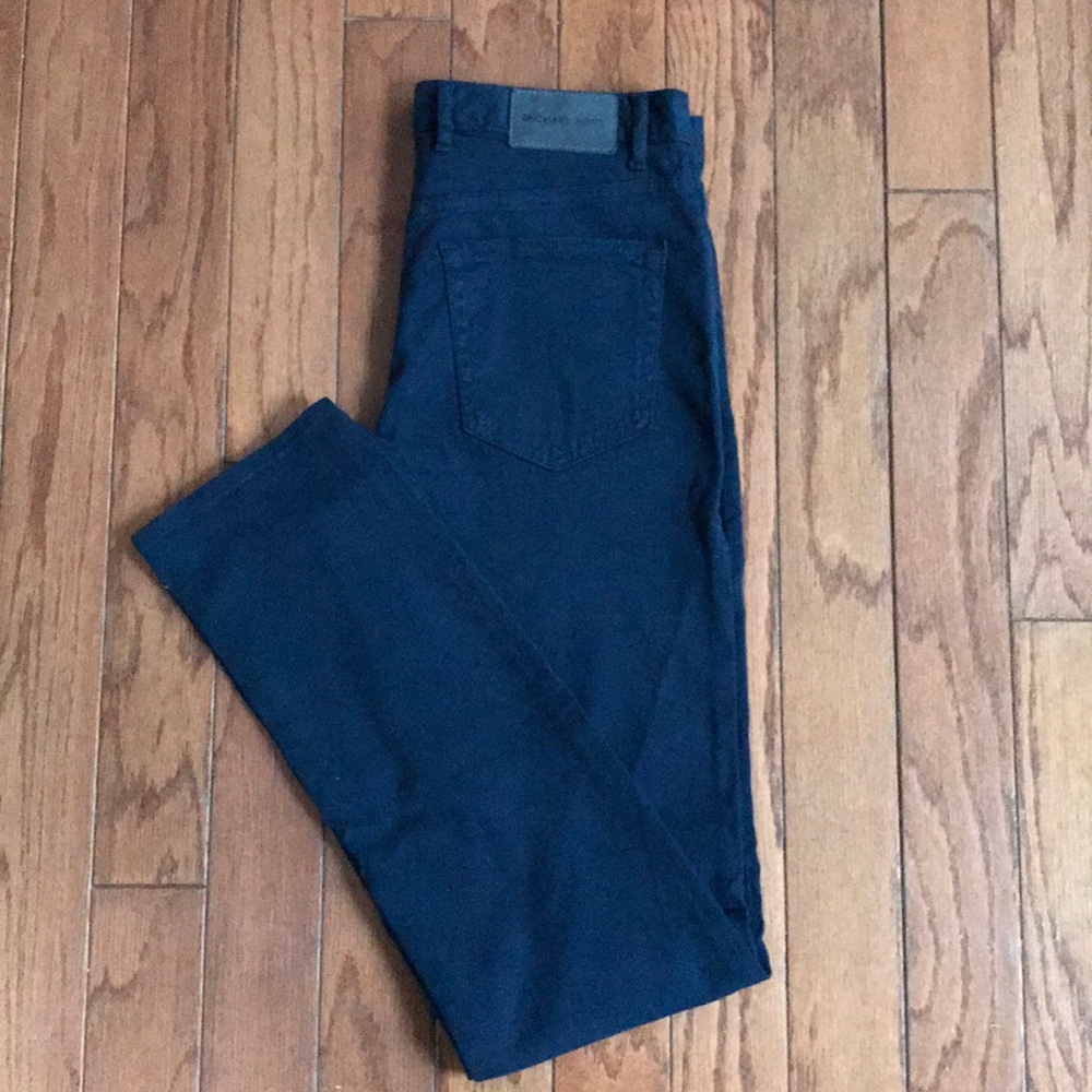 Men’s Michael Kors slim fit pants. Dark blue